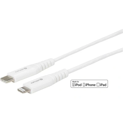 Afbeelding van eSTUFF ES602021, 0,5 m, Lightning, USB C, Mannelijk, Wit