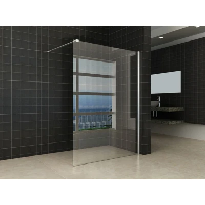 Afbeelding van Wiesbaden inloopdouche + muurprofiel 1400x2000 8mm NANO glas