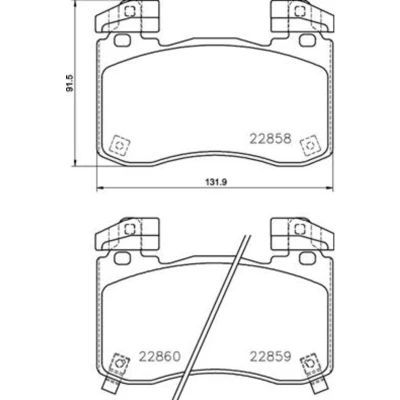 Afbeelding van Brembo Remblokset P 30 113