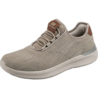 Afbeelding van Skechers Lattimore Coringa Sneaker voor heren, Taupe gebreid gaas, 45 EU