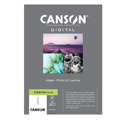 Afbeelding van Canson 94659 Inkjet Everyday, A4, 50 Fg, 180 g, mat
