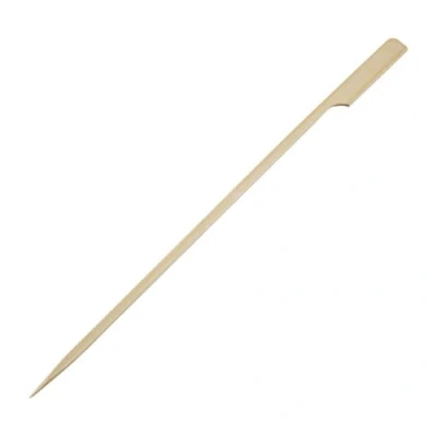 Afbeelding van Fiesta Compostable composteerbare bamboe prikkers met peddelvorm 21cm (100 stuks)
