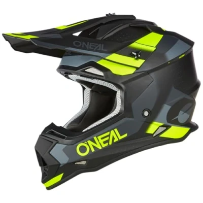 Afbeelding van Oneal 2Series Spyde V23 Motorcross helm, zwart grijs geel, afmeting S voor man
