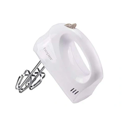 Afbeelding van BEPER BP.304 Elektrische garde en mixer, 150 W, 70 Decibel, ABS/Chroomstaal, 5 snelheden, Turtledove Wit
