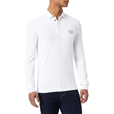 Afbeelding van Armani Exchange heren 8nzf79 poloshirt, wit, XXL