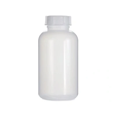 Afbeelding van Octopus 1x 2000 ml fles van LDPE met brede hals schroefdop, lege chemiefles, laboratoriumfles deksel als opbergvak voor laboratorium, keuken of hobby
