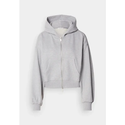 Afbeelding van Calvin Klein Jeans Sweater met rits, Dames, Maat: XXS, Grey heather