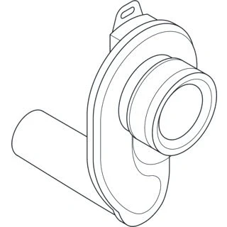 Afbeelding van Duravit Urinoirsifon Horizontaal 50 Mm. 0051130000