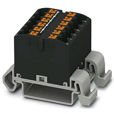 Afbeelding van Phoenix Contact 3273168 Verdeelblok 31.2 mm Spanveer Zwart 8 stuk(s)