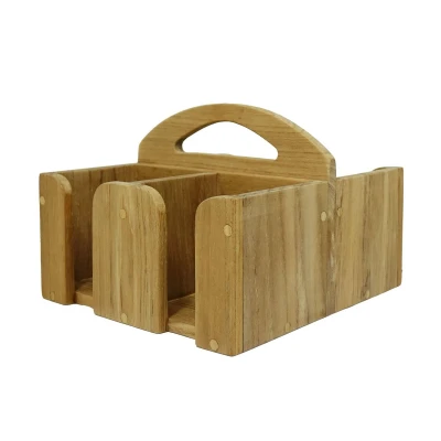 Afbeelding van Teak Mok/bekerhouder quattro met handvat