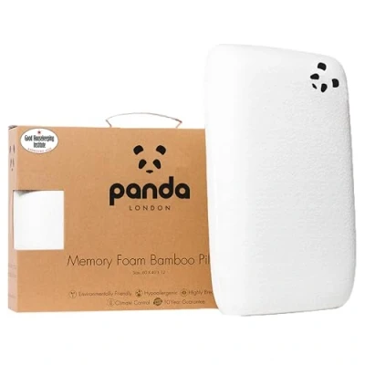 Afbeelding van Panda Memory Foam bamboekussen (2024)