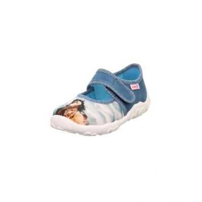Afbeelding van Superfit meisjes bonny pantoffels, Blauw 8040, 29 EU Weit