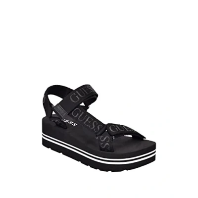 Afbeelding van Guess Avin Wedge sandaal voor dames, Zwart, 40.5 EU