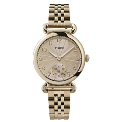 Afbeelding van Timex Model 23 dameshorloge Goudkleurig TW2T88600