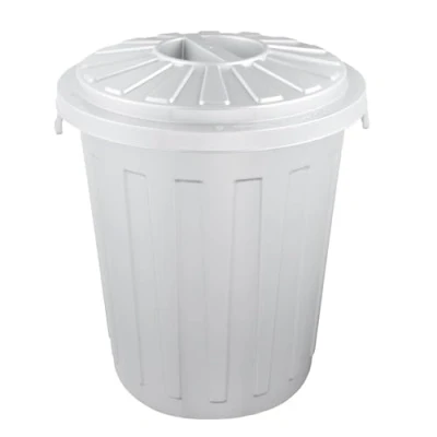 Afbeelding van AFVALBAK ROND M/D MAXI BIN 36X42 23 L GRIJS OK KEEEPER 10213