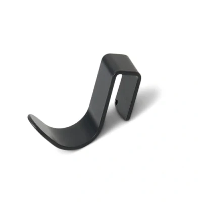 Afbeelding van Pedestal Hook Mount Praktische houder voor kabels, hoofdtelefoon, kleine luidsprekers achter tv meubel, past op standaard met uitzondering van de Linked Tall (zwart)