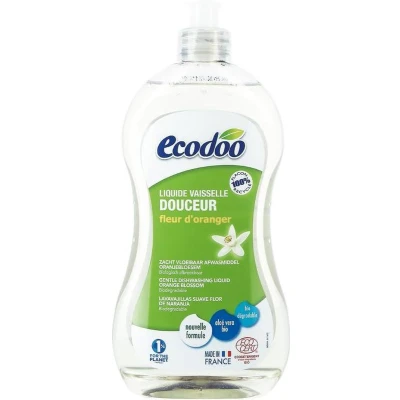 Afbeelding van Ecodoo Afwasmiddel vloeibaar zacht oranjebloesem 500 ml