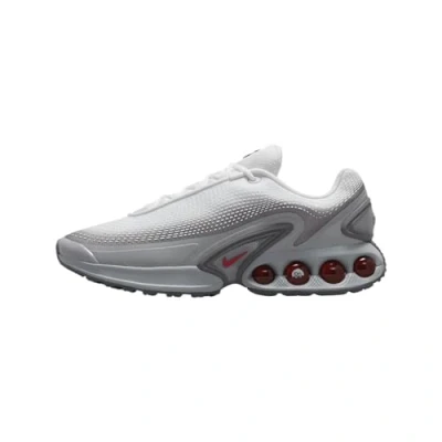 Afbeelding van Nike Sportswear AIR MAX DN SE 2 Sneakers laag, Heren, Maat: 44.5, Light smoke grey/university red/white/smoke grey Textiel/ synthetisch