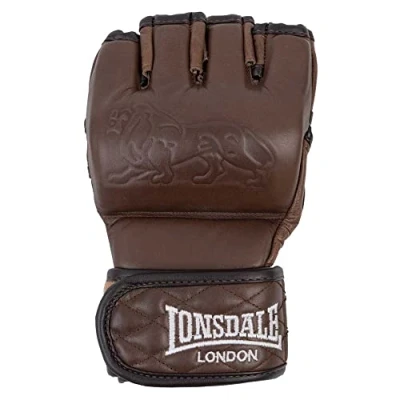 Afbeelding van Lonsdale Vintage Mma Gloves Lederen Gevechtshandschoen Bruin L XL