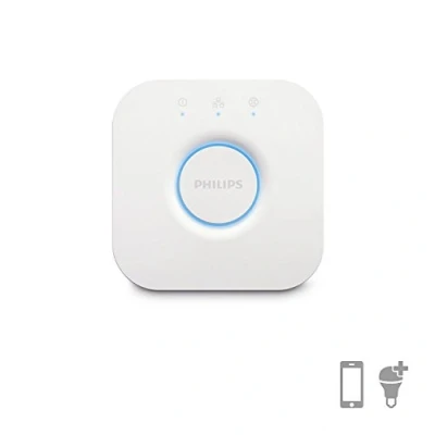 Afbeelding van Philips Hue Bridge 2.0 (werkt met Alexa), wit. Smart Home verlichtingssysteem