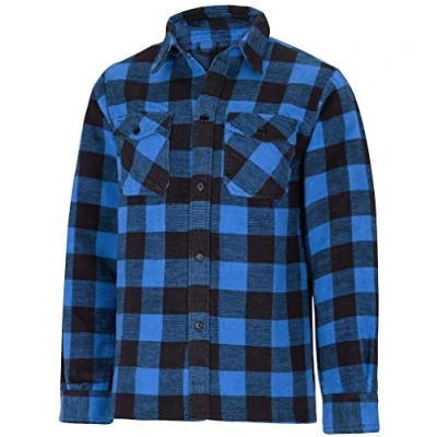 Afbeelding van Houthakkershemd Canada Zwart/Blauw Maat XL