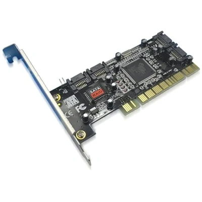 Afbeelding van Bewinner 4 poorts PCI naar SATA RAID kaart Express Sil3114 chipset controllerkaartadapter met 1,5 Gbps ondersteuning voor harde schijven