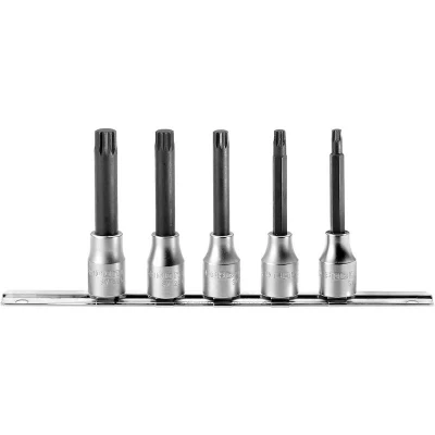 Afbeelding van Facom set van 5 schroevendraaierdoppen met meervoudige vertanding xzn 1/2&quot; SV.J5