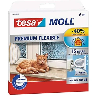 Afbeelding van Tesa Zugluftstopper Omega not_applicable Kleur: wit