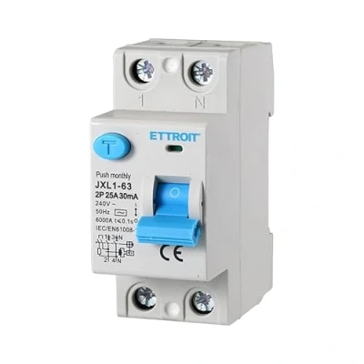 Afbeelding van Pure aardlekschakelaar 25A 2 polig 2P 220V 6kA 30mA DIN modules RCCB C25