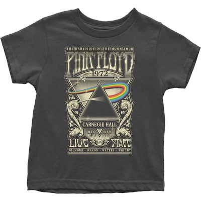 Afbeelding van Pink Floyd Carnegie Hall Poster Kinder T shirt Kids tm 4 jaar Zwart