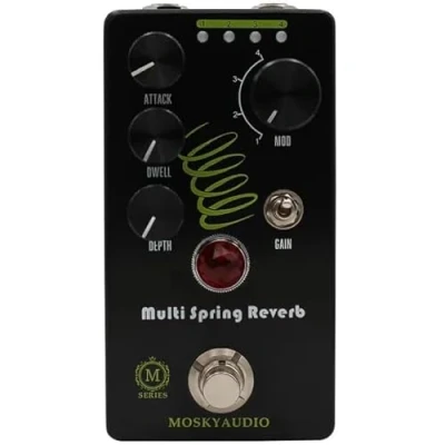 Afbeelding van Mosky Multi lente Reverb 4 modus analoog/digitaal Spring emulatie Pedaal, True Bypass
