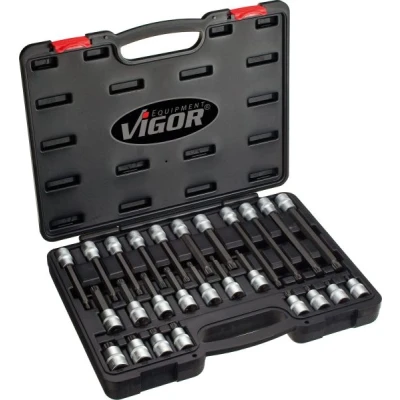 Afbeelding van Vigor V1918 Dopsleutel bitinzetset 1/2 (12.5 mm) 26 delig