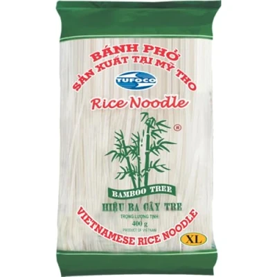 Afbeelding van BAMBOO TREE Rijstnoedels 10 mm. 30 x 400 gr Multipack