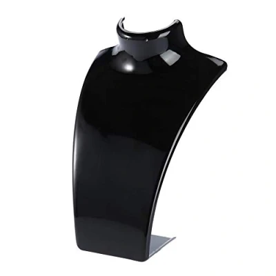 Afbeelding van Duurzame driedimensionale display Mannequin Buste Stand Sieraden Model Stand, Ketting Houder, Houder voor Oorbel Kettingen(black)