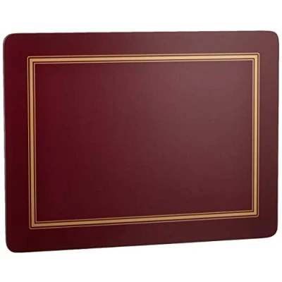 Afbeelding van Pimpernel Klassieke Bordeaux Brunch Placemats Set van 6