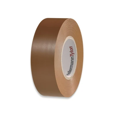 Afbeelding van HellermannTyton HTAPE FLEX15 19x20 PVC BN (20) 710 00158 Isolatietape (l x b) 20 m 19 mm 1 stuk(s)
