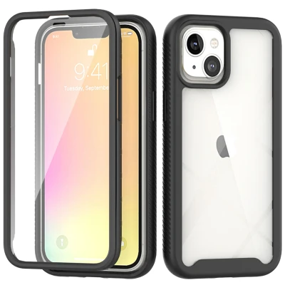 Afbeelding van Apple iPhone 13 Hoesje Kunststof iMoshion Hardcase/Backcover Zwart Telefoonhoesje