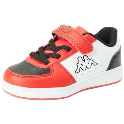 Afbeelding van Kappa Malone Babyschoenen, uniseks, Wit Zwart Rood, 24 EU