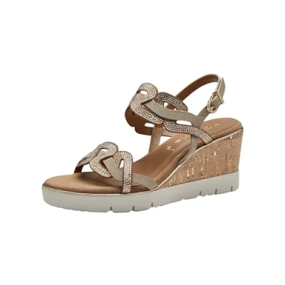 Afbeelding van Tamaris Sandalen goud Synthetisch Dames Maat 40