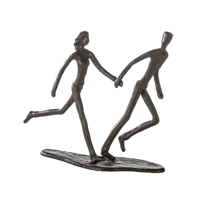 Afbeelding van Gilde Metal Sculpture &#039;Running&#039;