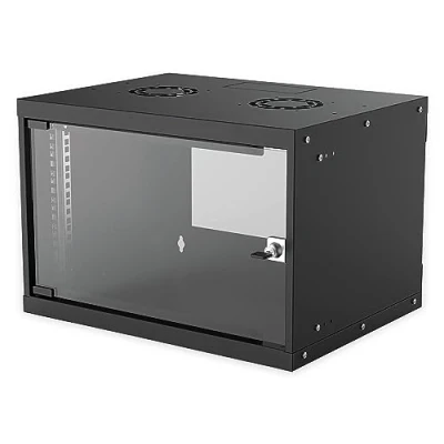 Afbeelding van Intellinet Basic Line 6HE 19inch wandkast (b x h d) 540 353 400 mm 6 HE Zwart (RAL 9005)