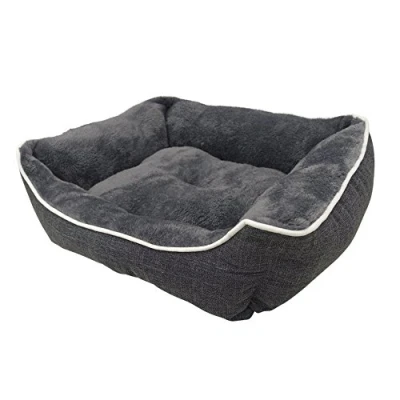 Afbeelding van Nobby Comfortbed hoekig Classic &quot;ARNO&quot; grijs L x B H: 52 41 16 cm