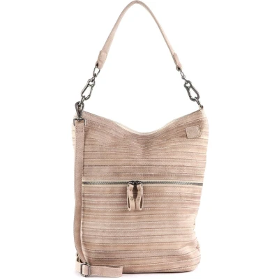 Afbeelding van FREDsBRUDER Leren Schoudertas Bommel Shoulder Bag Oat Beige