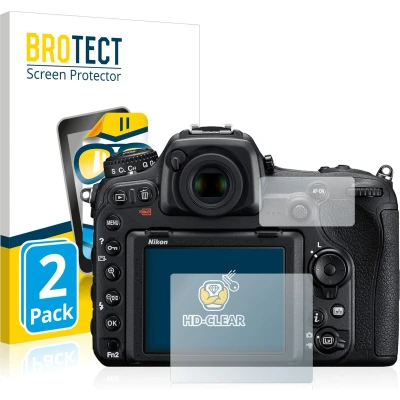Afbeelding van BROTECT (2 Stuks) Schermbeschermer voor Nikon D500 Screen Protector Transparant