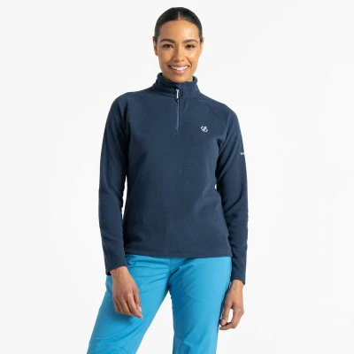 Afbeelding van Dare2B, Freeform II Lichtgewicht Dames Fleece met halve rits, Moonlight Denim, Maat 36