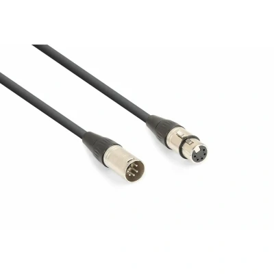 Afbeelding van PD Connex DMX kabel 5 pin XLR Male Female 1.5m
