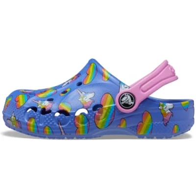 Afbeelding van Crocs Unisex kinderen Baya Clog T, Lapis Multi, 19/20 EU