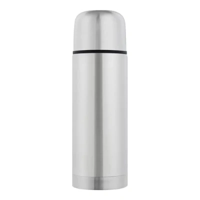 Afbeelding van GRÄWE Thermosfles, roestvrij staal, 350 ml, thermoskan, thermosfles voor onderweg met beker, lekvrij, vaatwasmachinebestendig, zwart