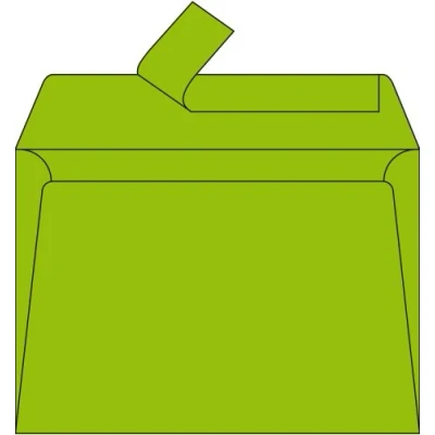 Afbeelding van Clairefontaine 5542C verpakking met 20 enveloppen pollen, formaat C5, 162 x 229 mm, 120 g, ideaal voor correspondentie en uitnodigingen, mintgroen, 1