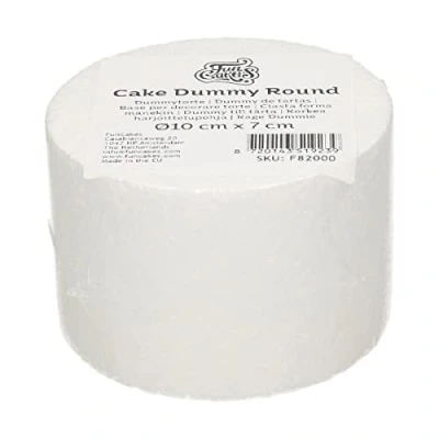 Afbeelding van FunCakes Taart Dummy Piepschuim Blok Rond Ø10 cm x 7